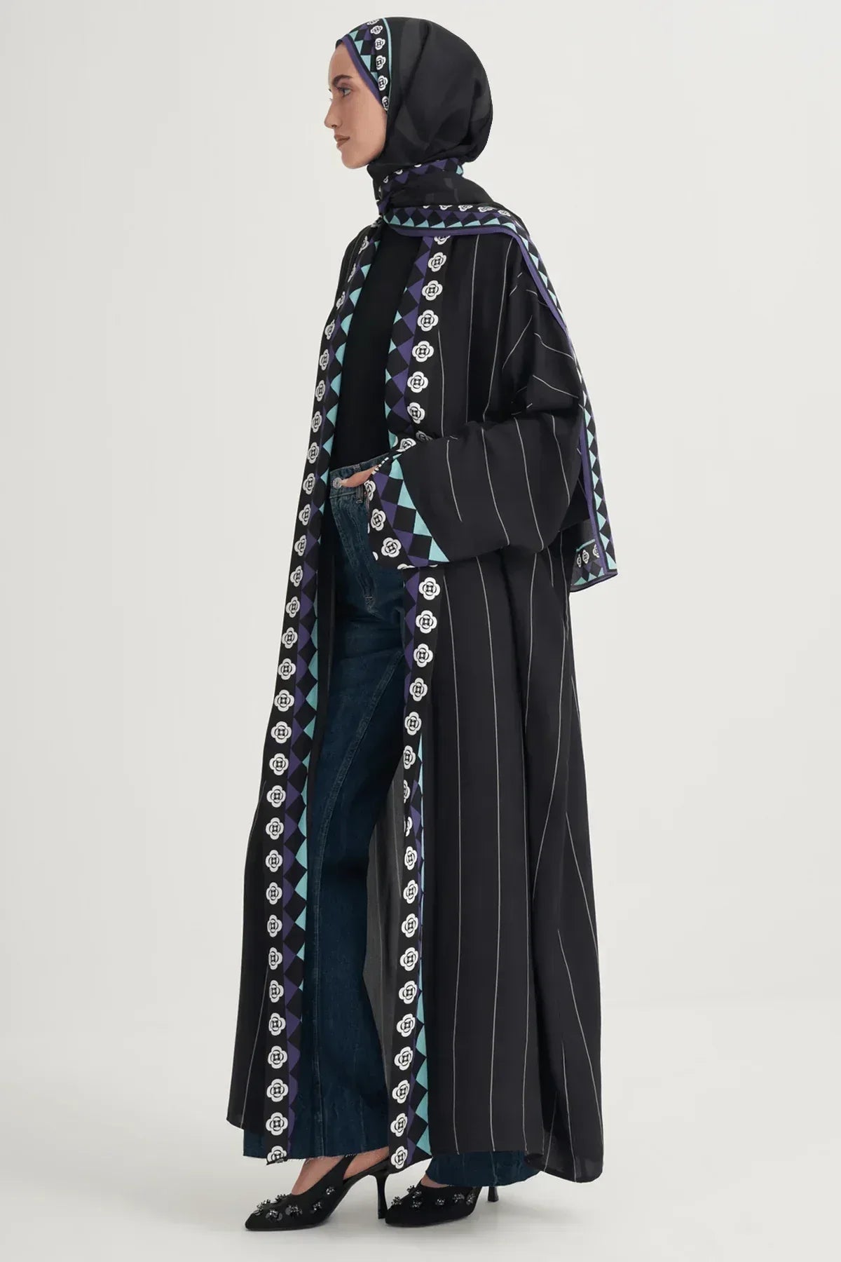 manesa-premium-viscose-abaya-black-4482 - Carell Hijab