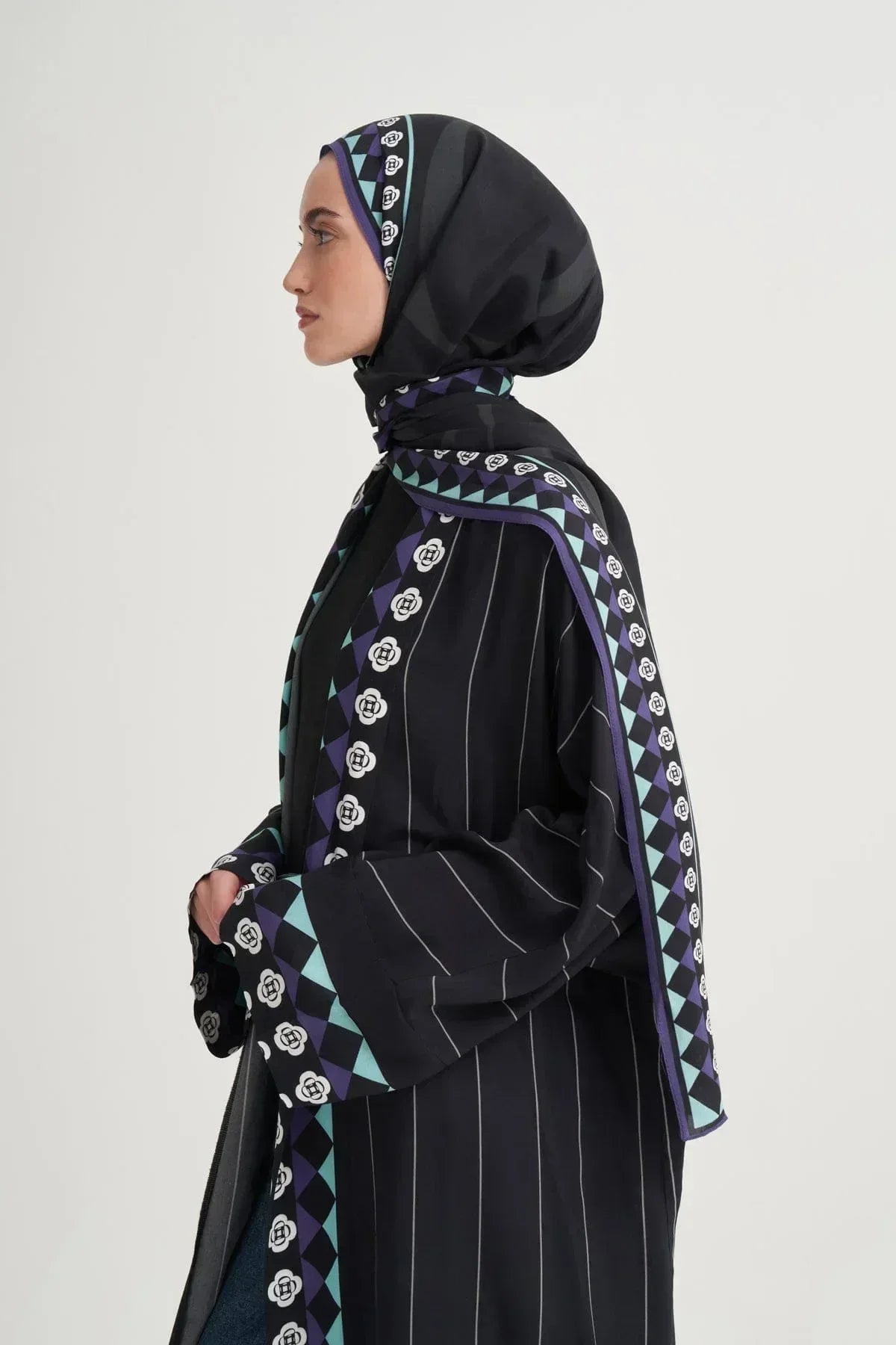 manesa-premium-viscose-abaya-black-4483 - Carell Hijab