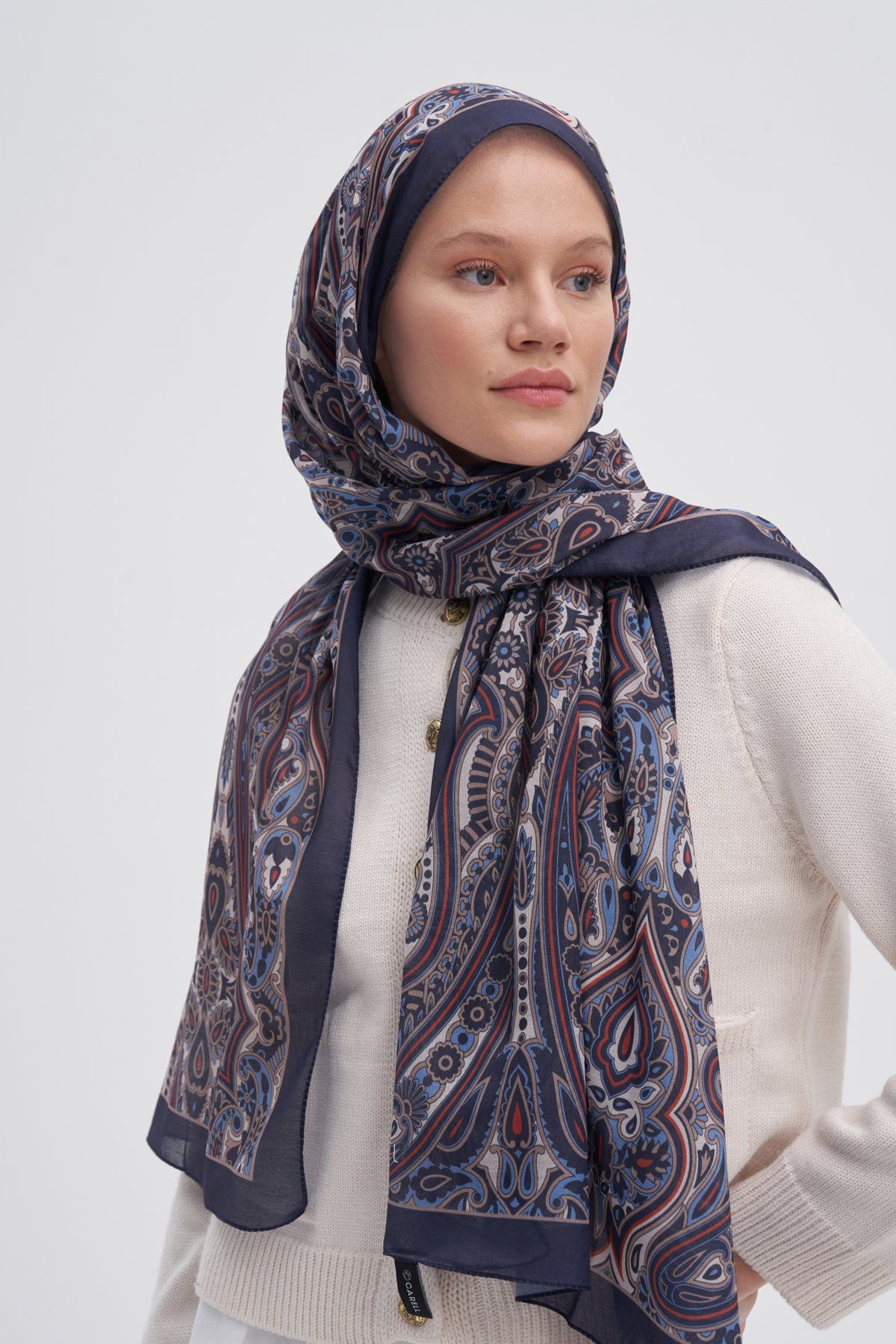 Marbella Nilla Cotton Scarf Cream