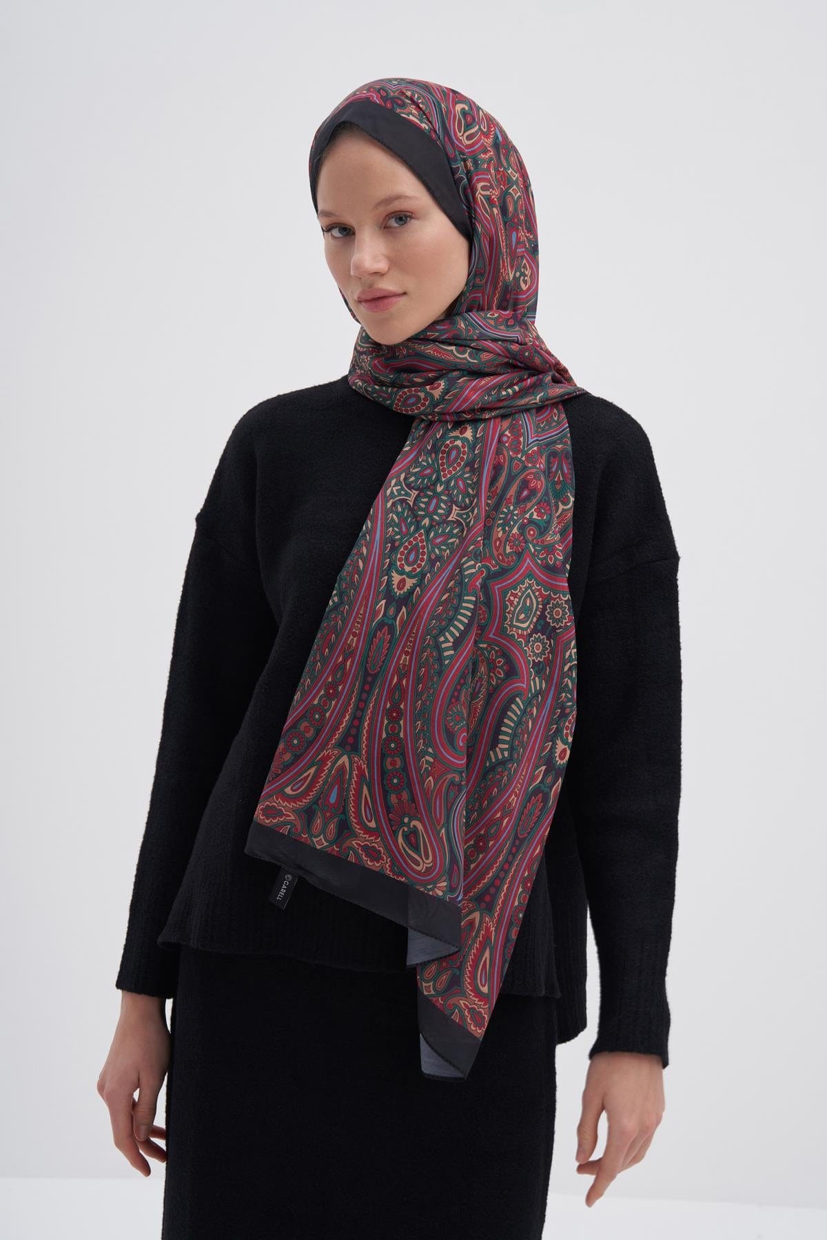 Marbella Nilla Cotton Scarf Dark