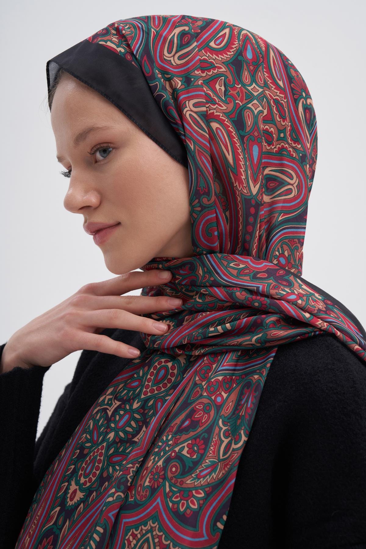 Marbella Nilla Cotton Scarf Dark