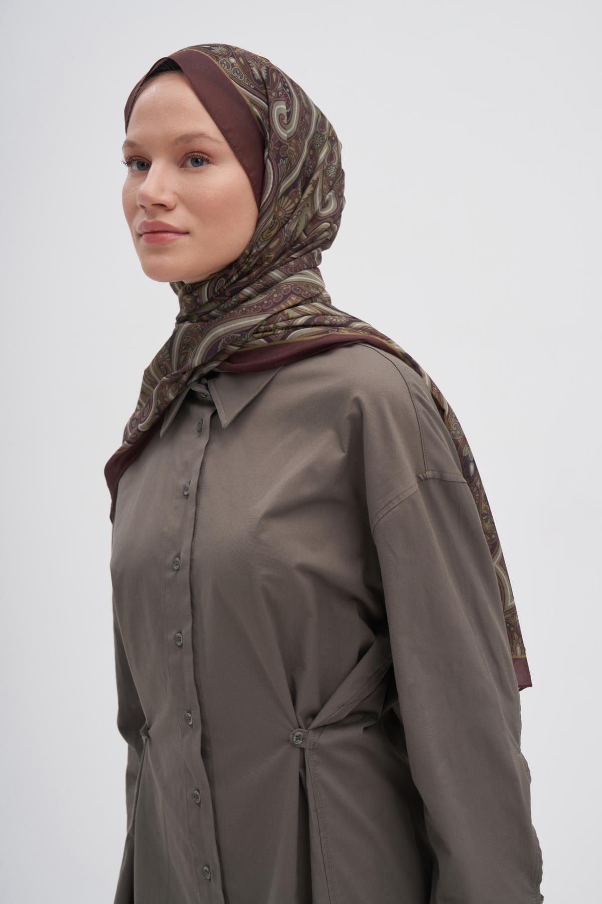 Marbella Nilla Cotton Scarf Tan