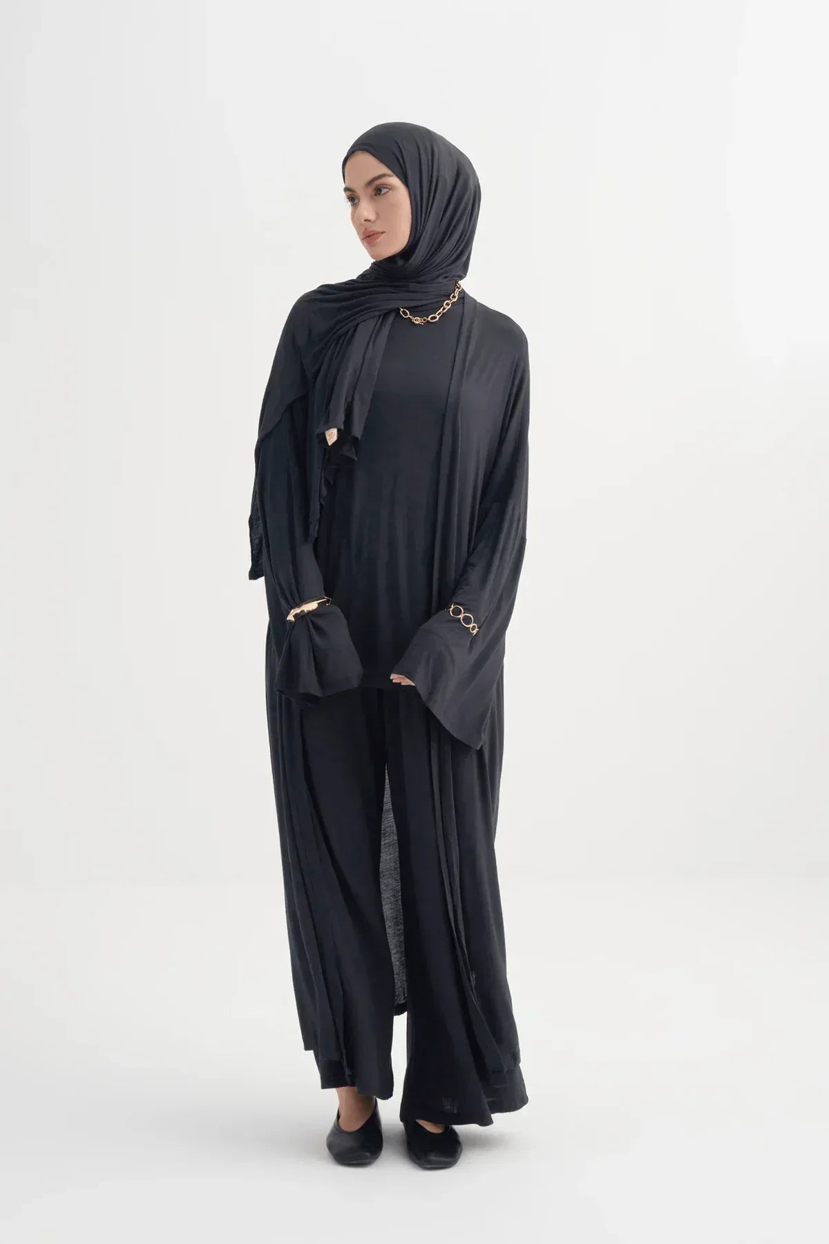 micro-modal-abaya-anthracite-4761 - Carell Hijab