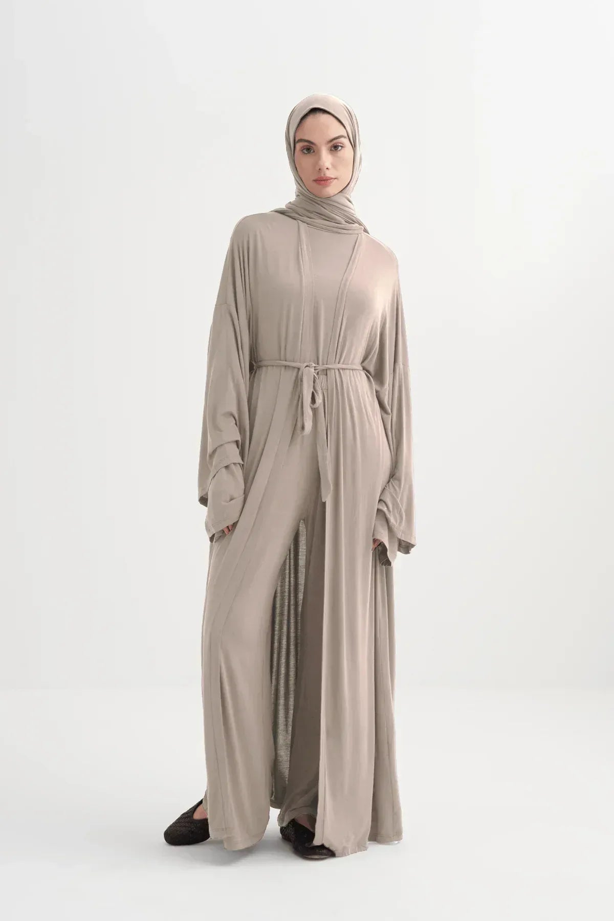 micro-modal-abaya-stone-4774 - Carell Hijab