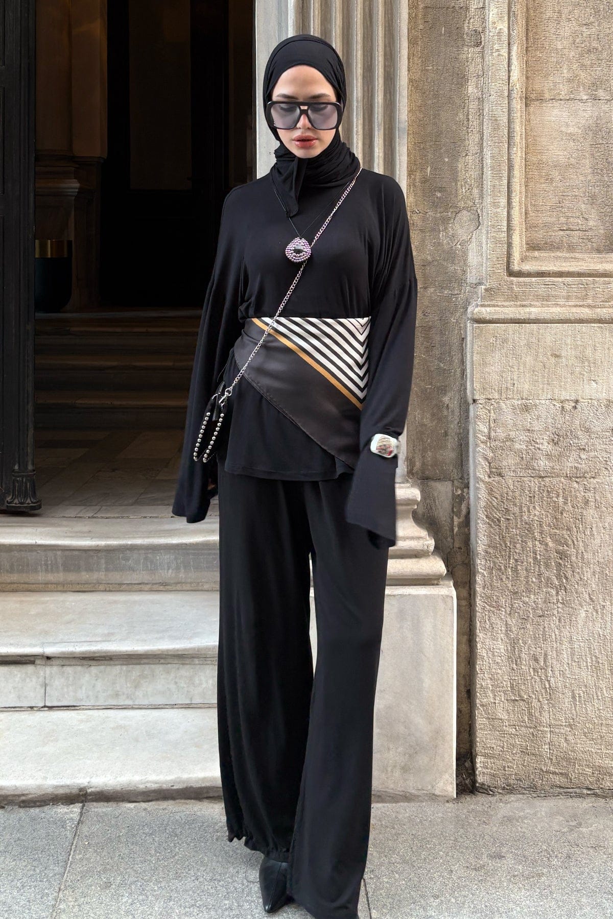 Micro Modal Pants Black