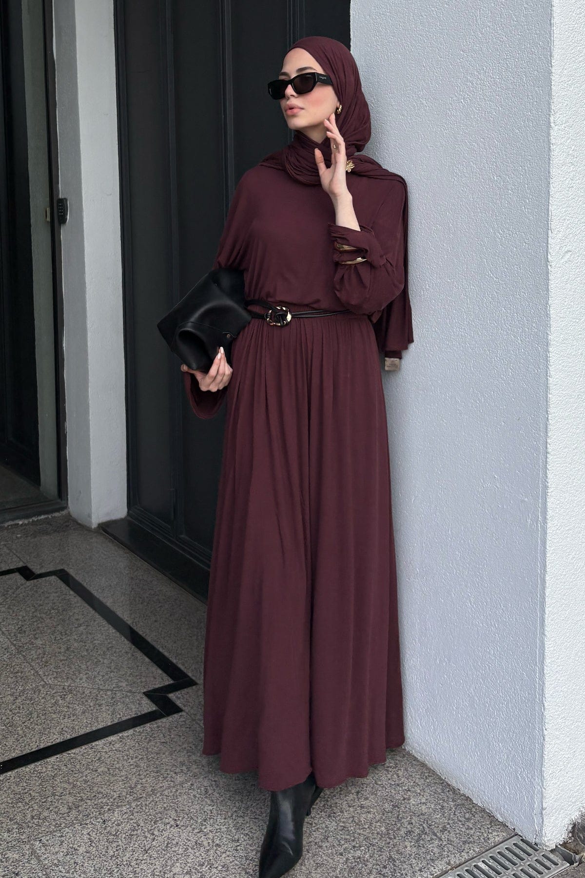 Micro Modal Skirt Damson