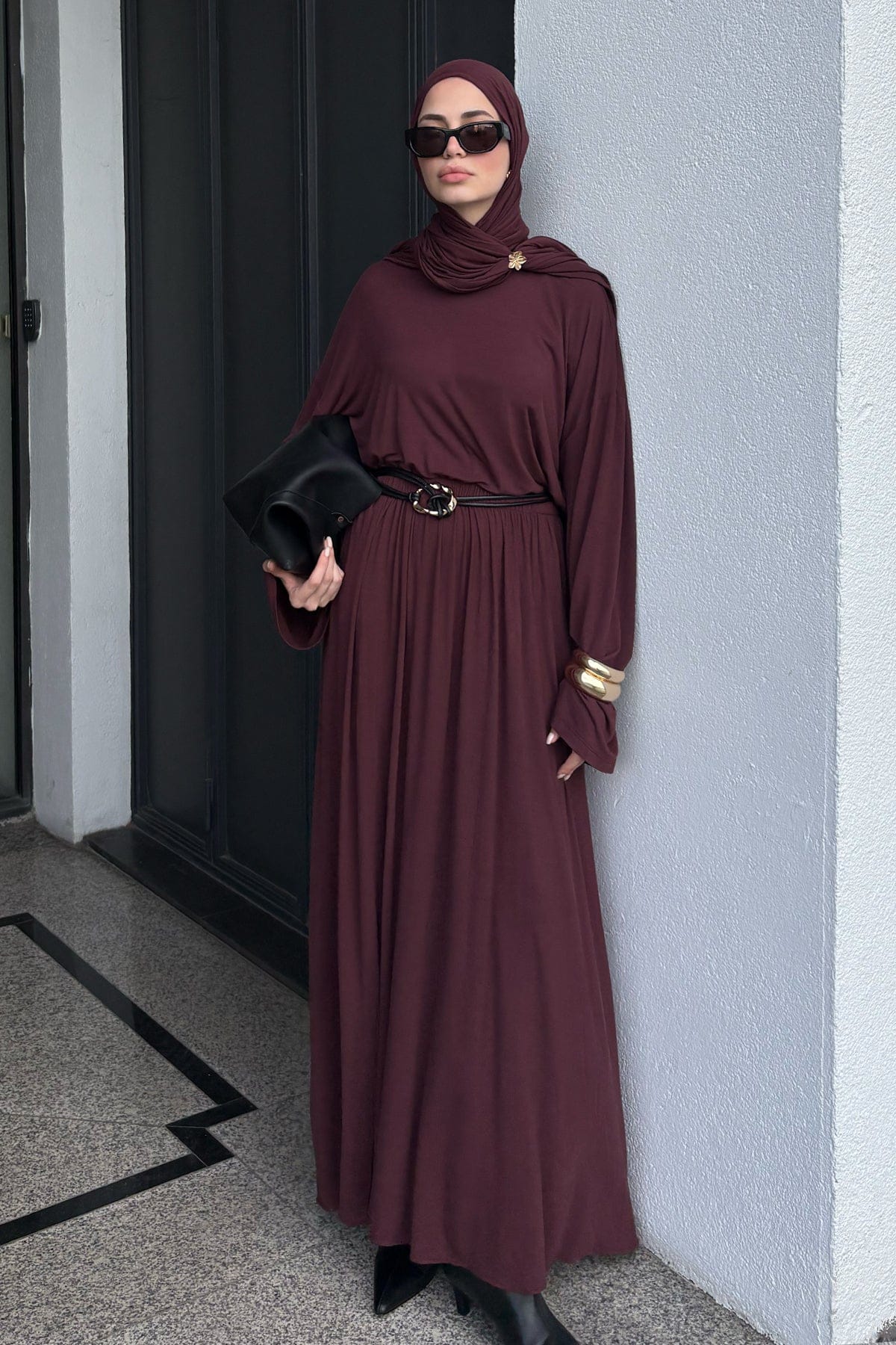 Micro Modal Skirt Damson