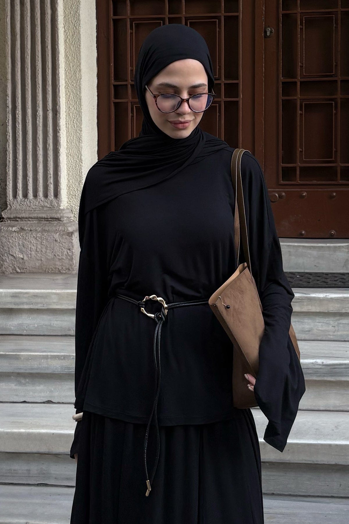 Micro Modal Tunic Black