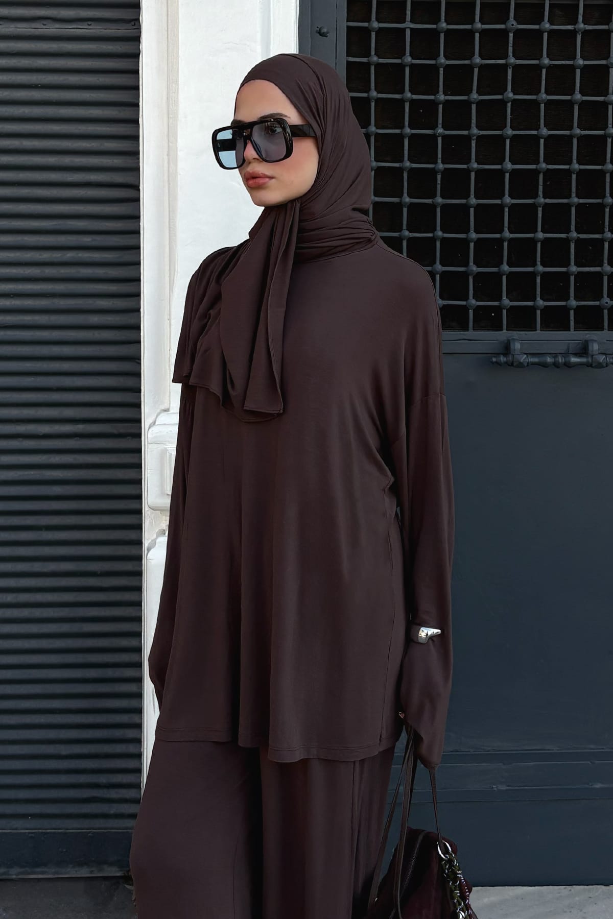 Micro Modal Tunika Braun