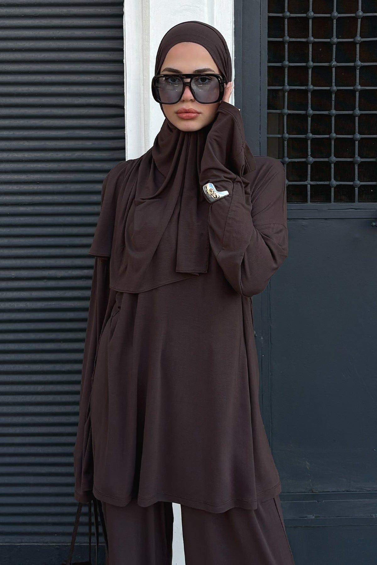Micro Modal Tunic Brown