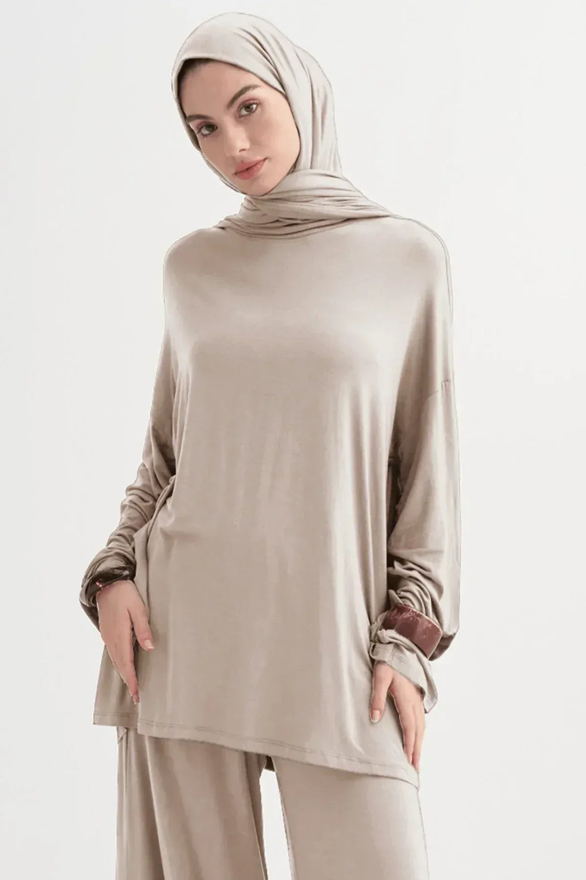 micro-modal-tunic-stone-4763 - Carell Hijab