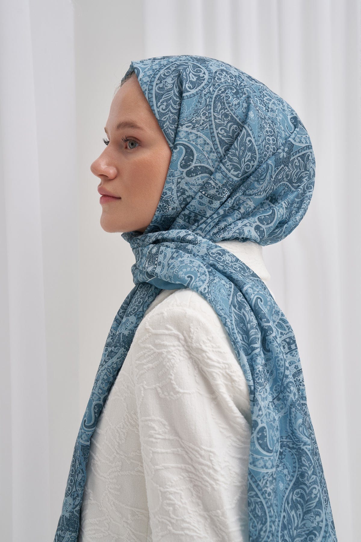 Mirage Nilla Cotton Scarf Nile Green