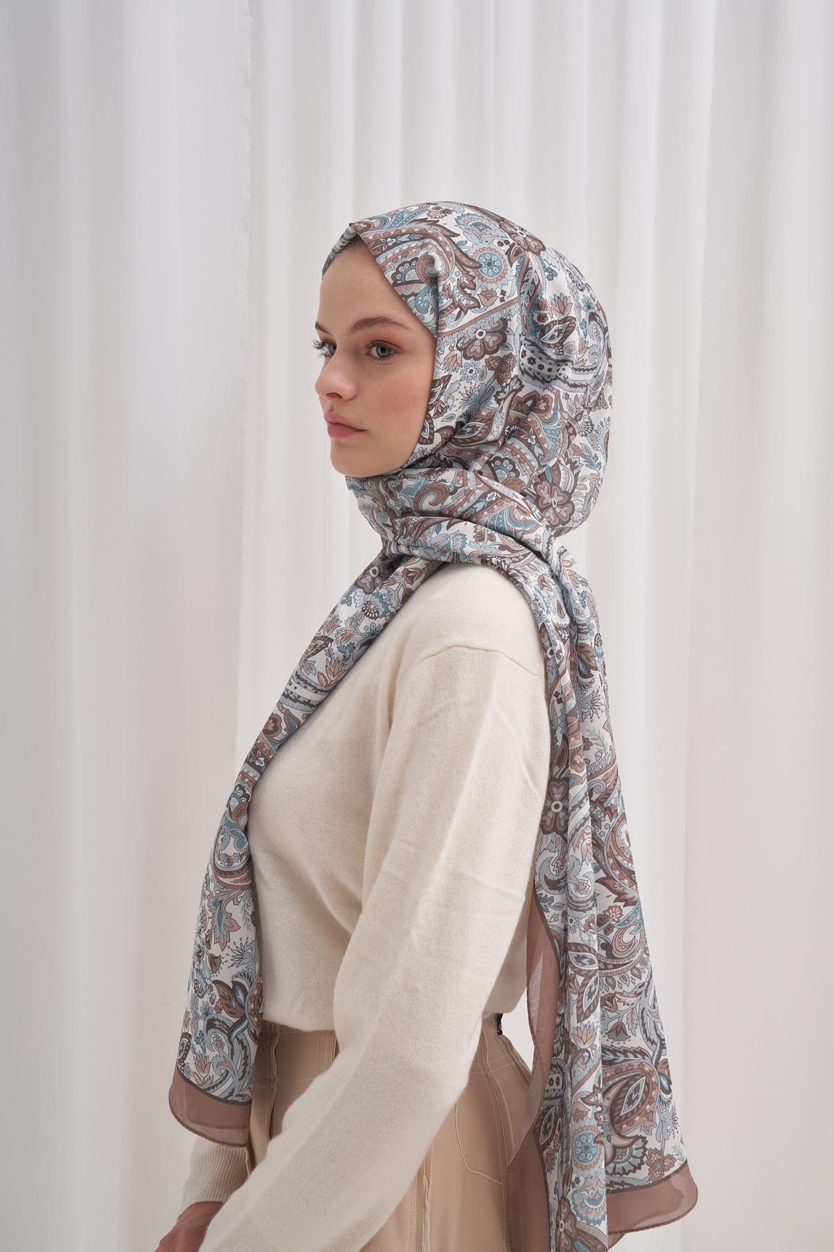 Nair Nilla Cotton Scarf Mink