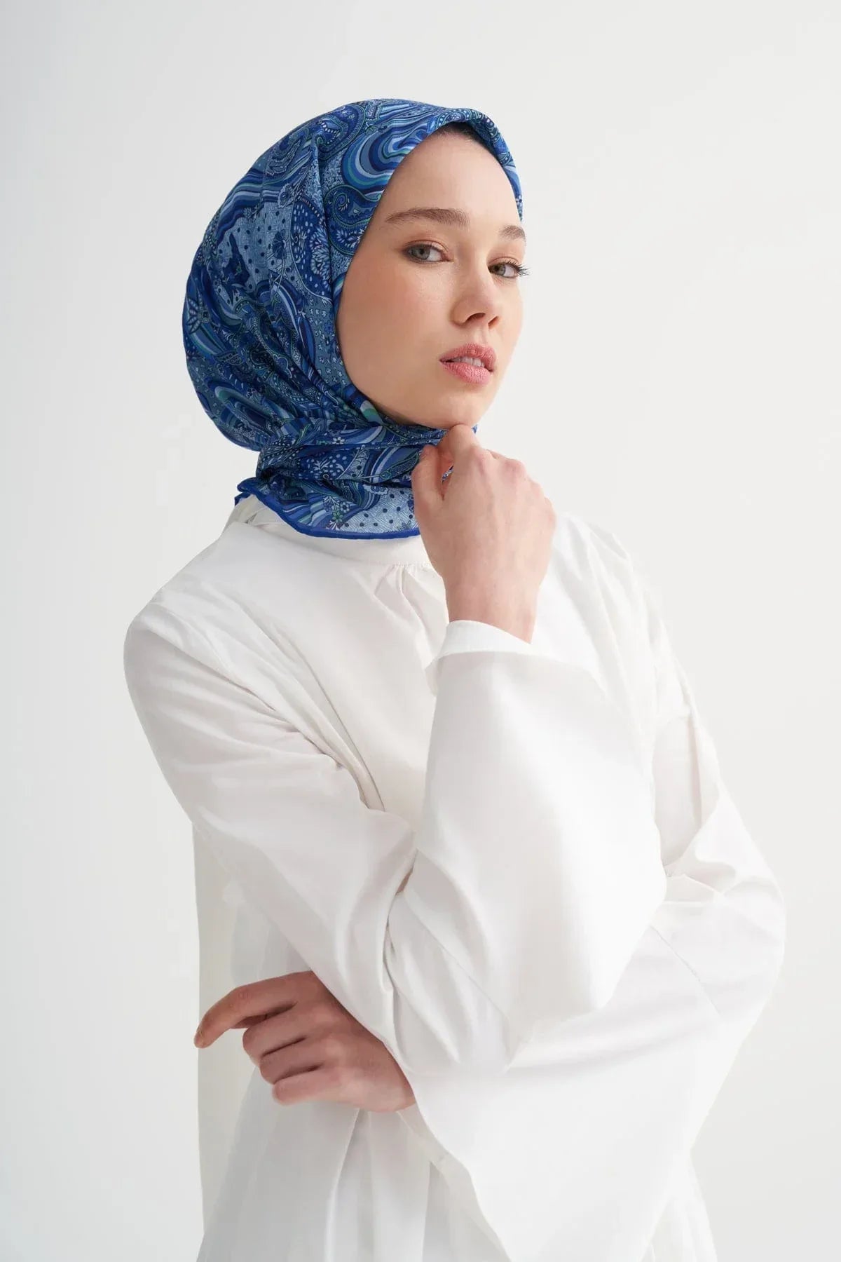 nerissa-soft-scarf-blue-4938 - Carell Hijab