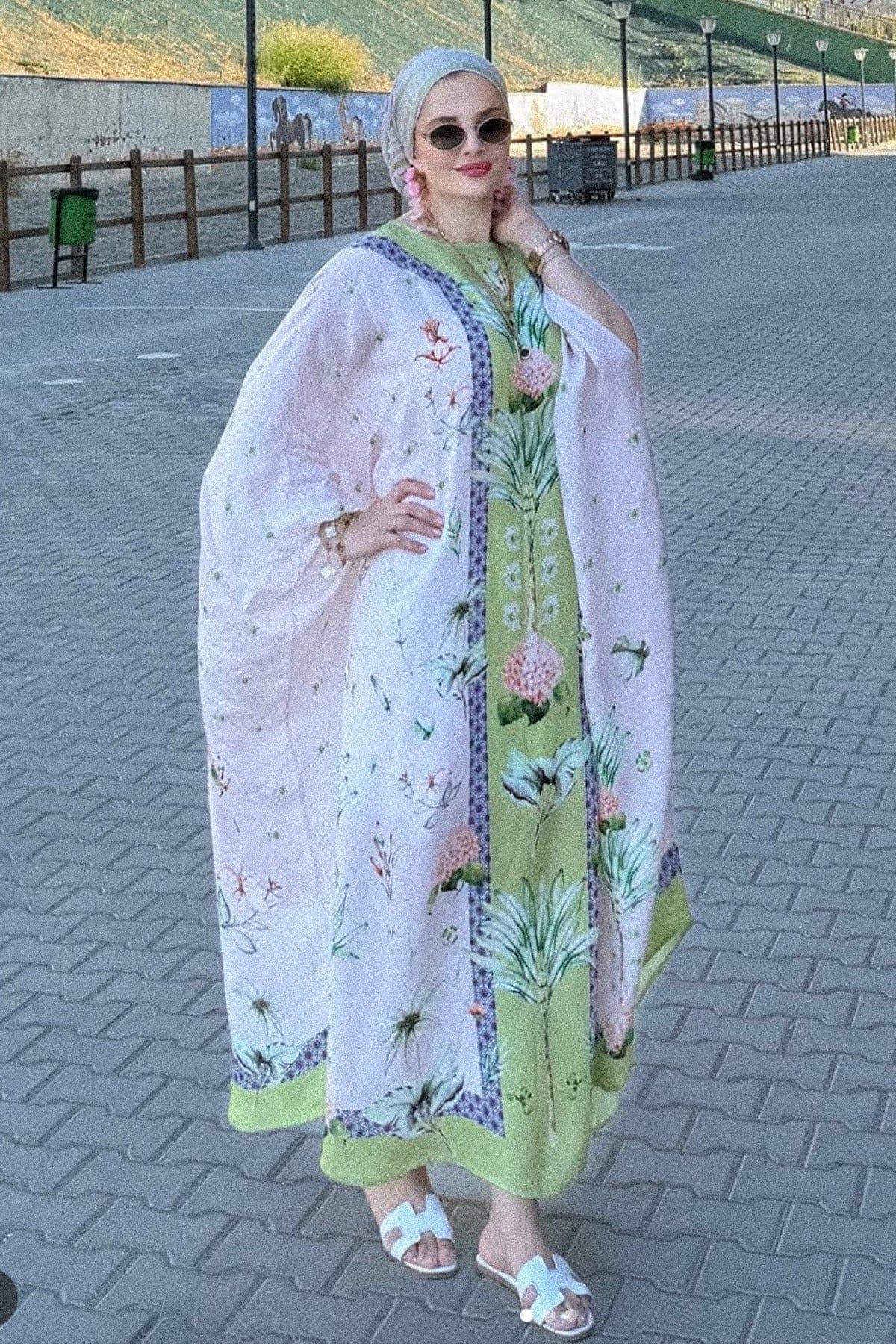 nermin-ozturk-s-choice-lunara-viscose-kaftan-powder-pink-3549 - Carell Hijab