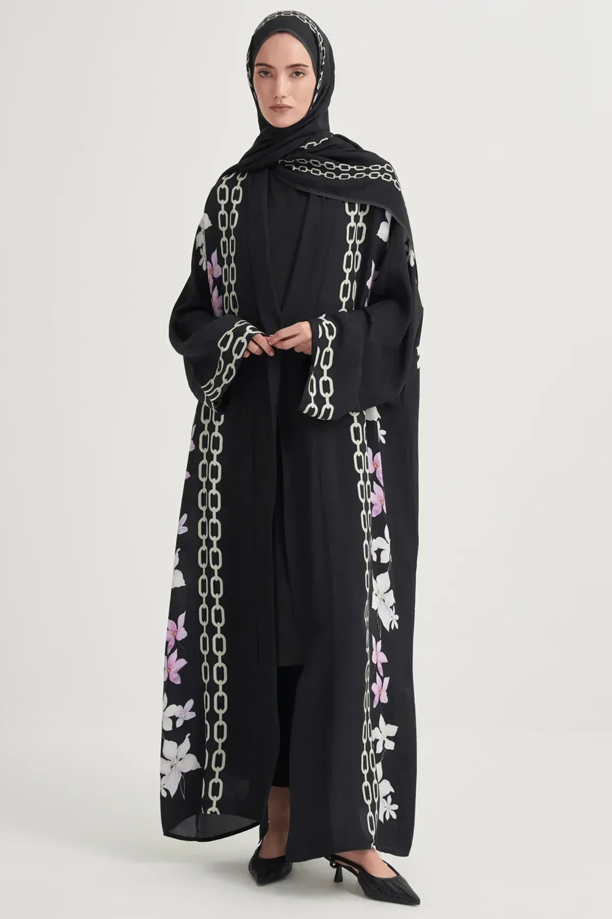 nora-premium-viscose-abaya-black-4456 - Carell Hijab