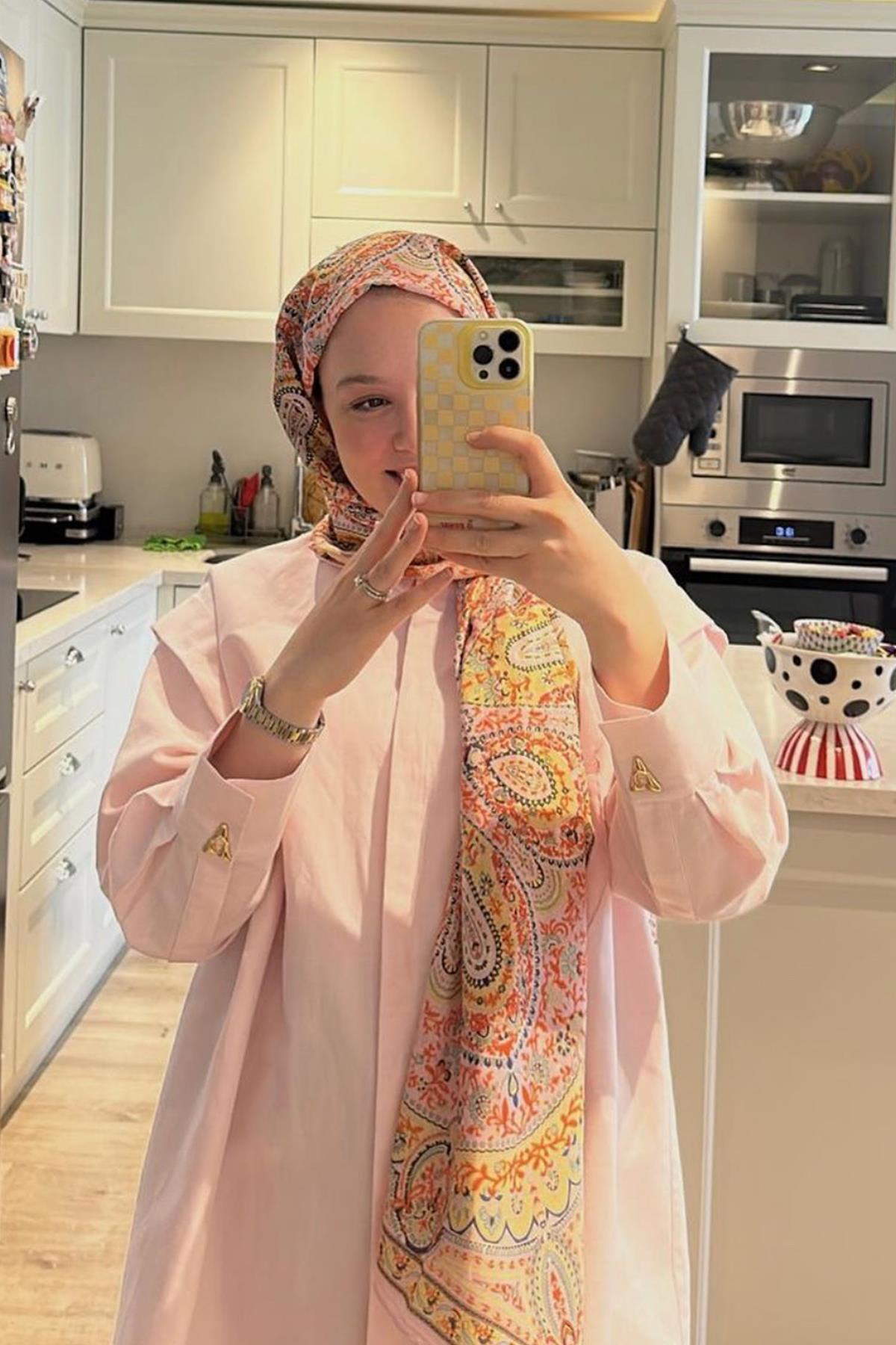 Rana's Choice Sunset Comfy Silk Scarf