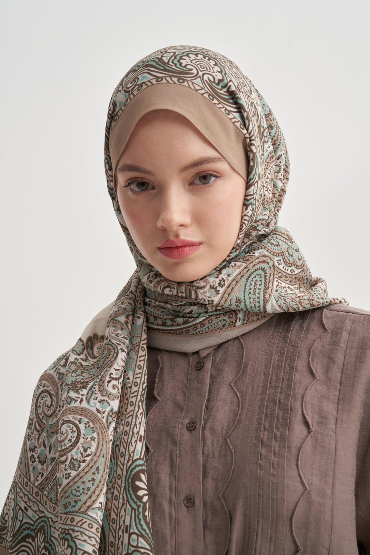 Ravena Nilla Cotton Scarf Cream