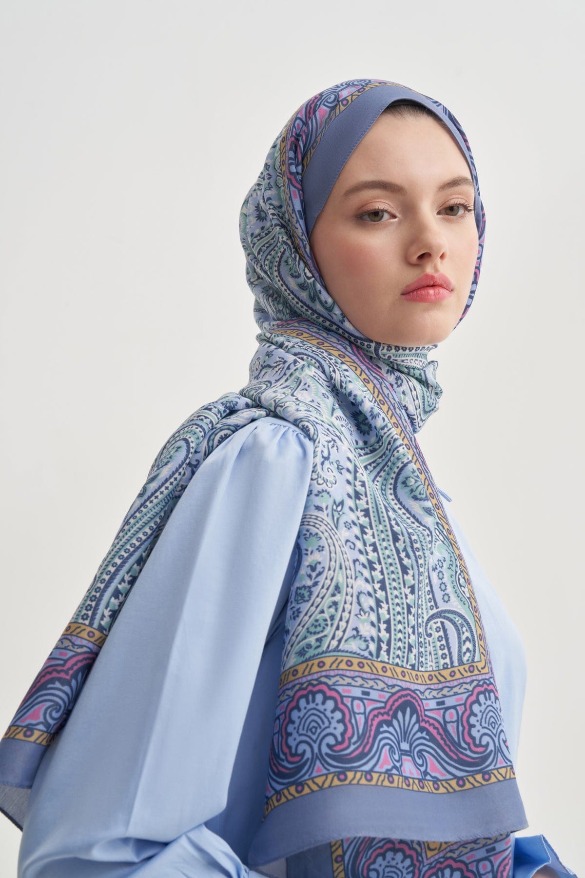 Ravena Nilla Cotton Scarf Lilac