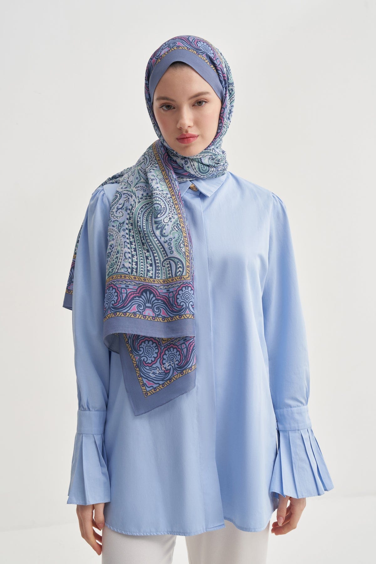 Ravena Nilla Cotton Scarf Lilac