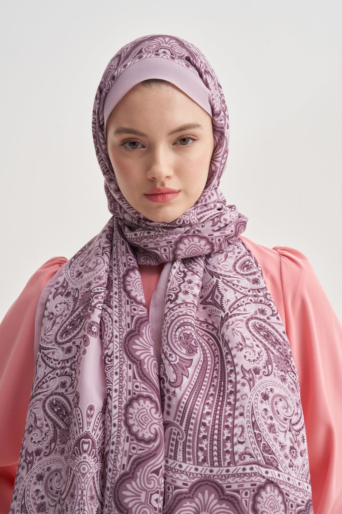 Ravena Nilla Cotton Scarf Purple