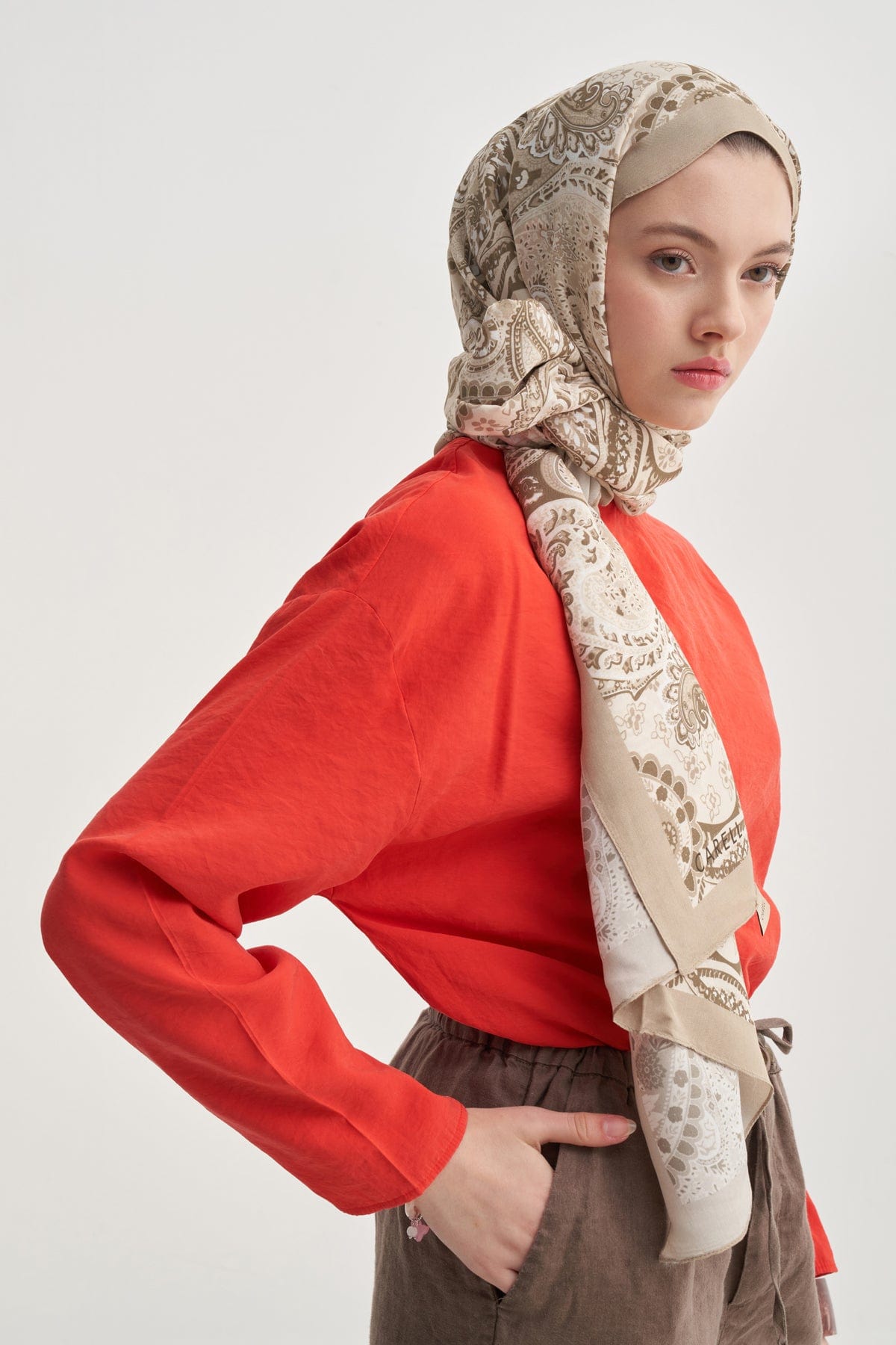 Rosella Nilla Cotton Scarf Cream