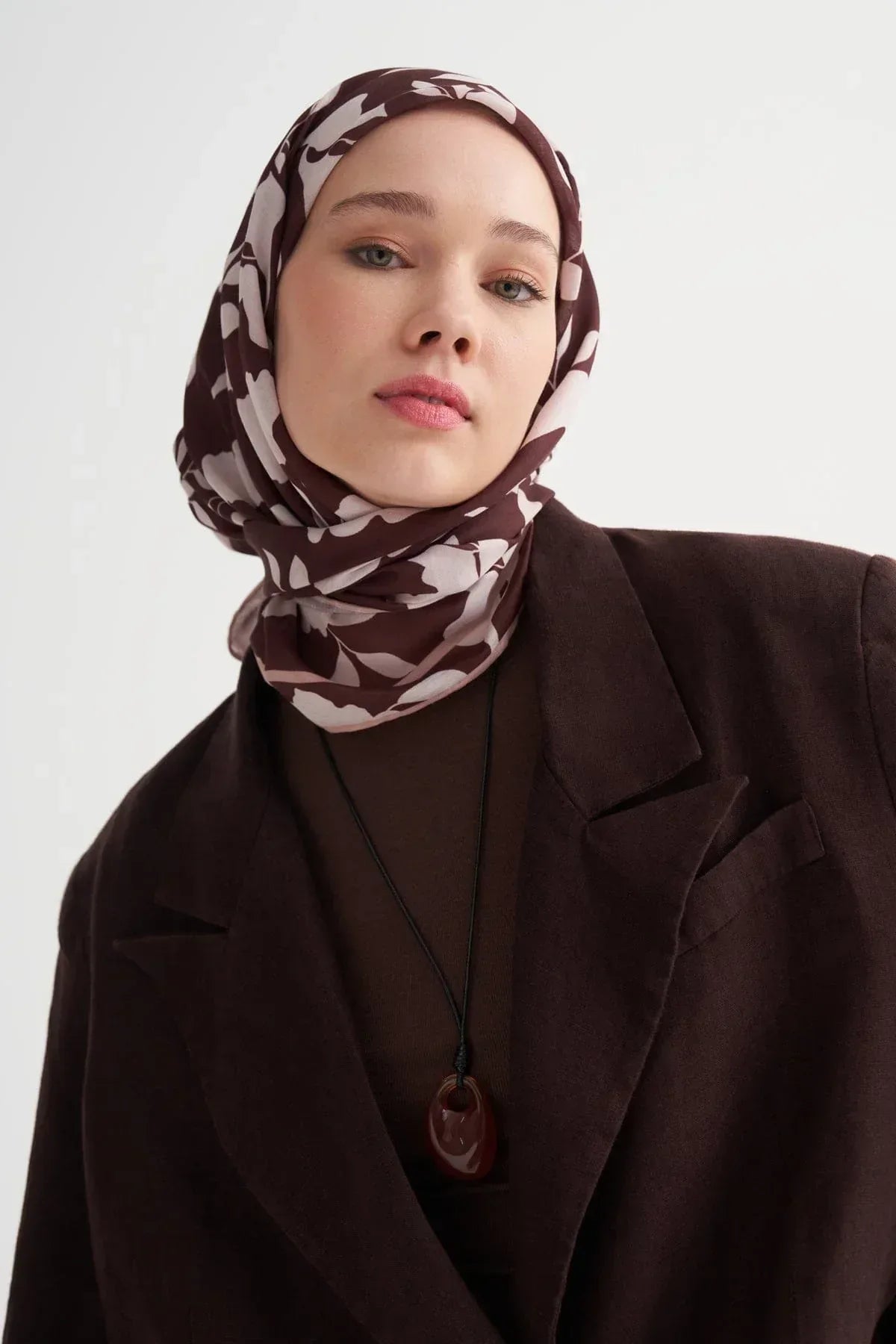 rosena-soft-scarf-brown-4970 - Carell Hijab