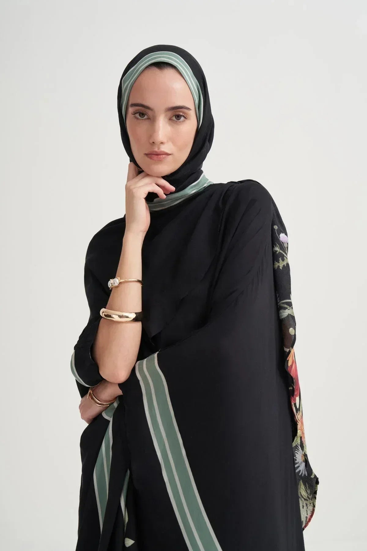 rosmina-monogram-viscose-scarf-cream-4425 - Carell Hijab