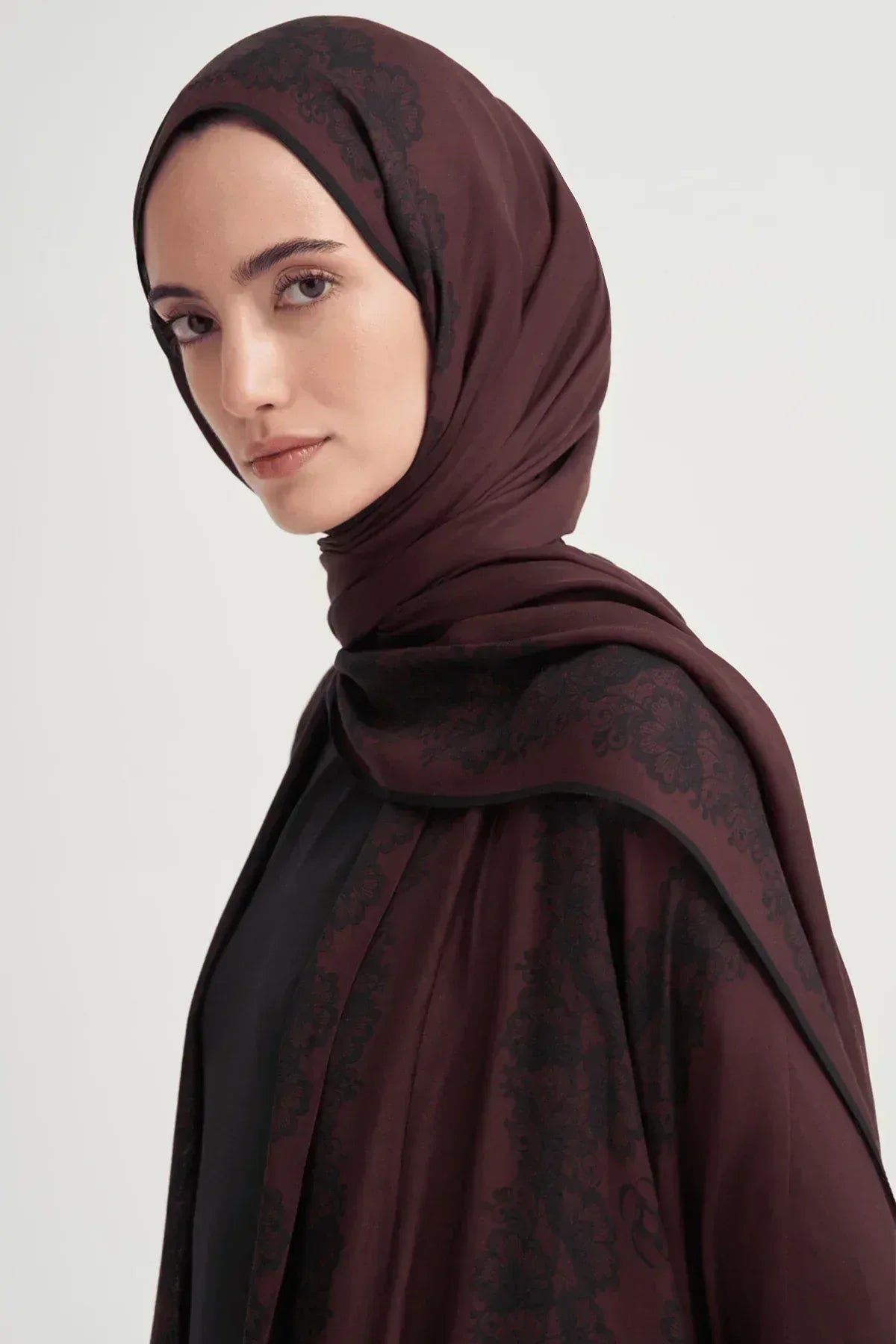rosmina-monogram-viscose-scarf-cream-4491 - Carell Hijab