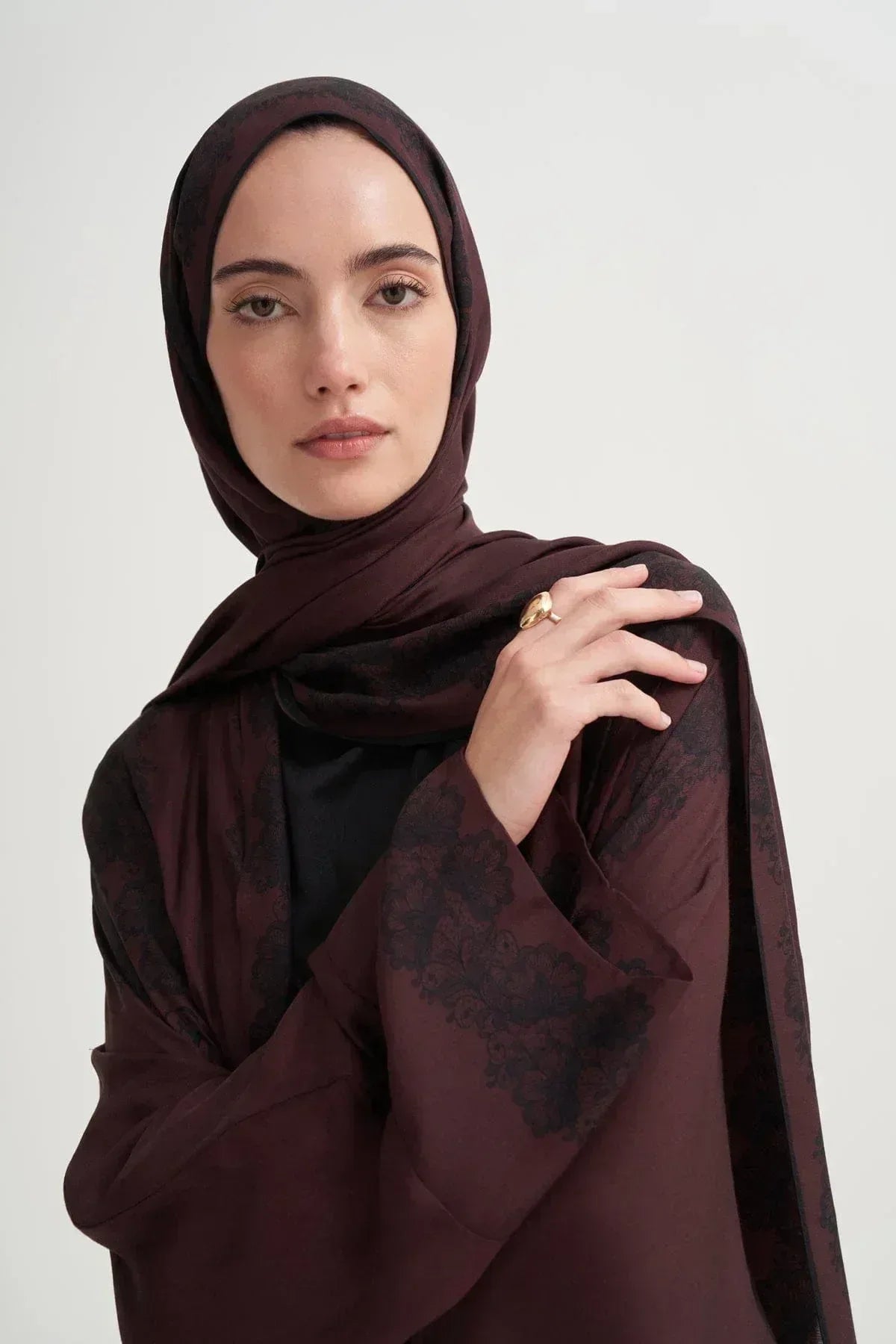 rosmina-monogram-viscose-scarf-cream-4492 - Carell Hijab