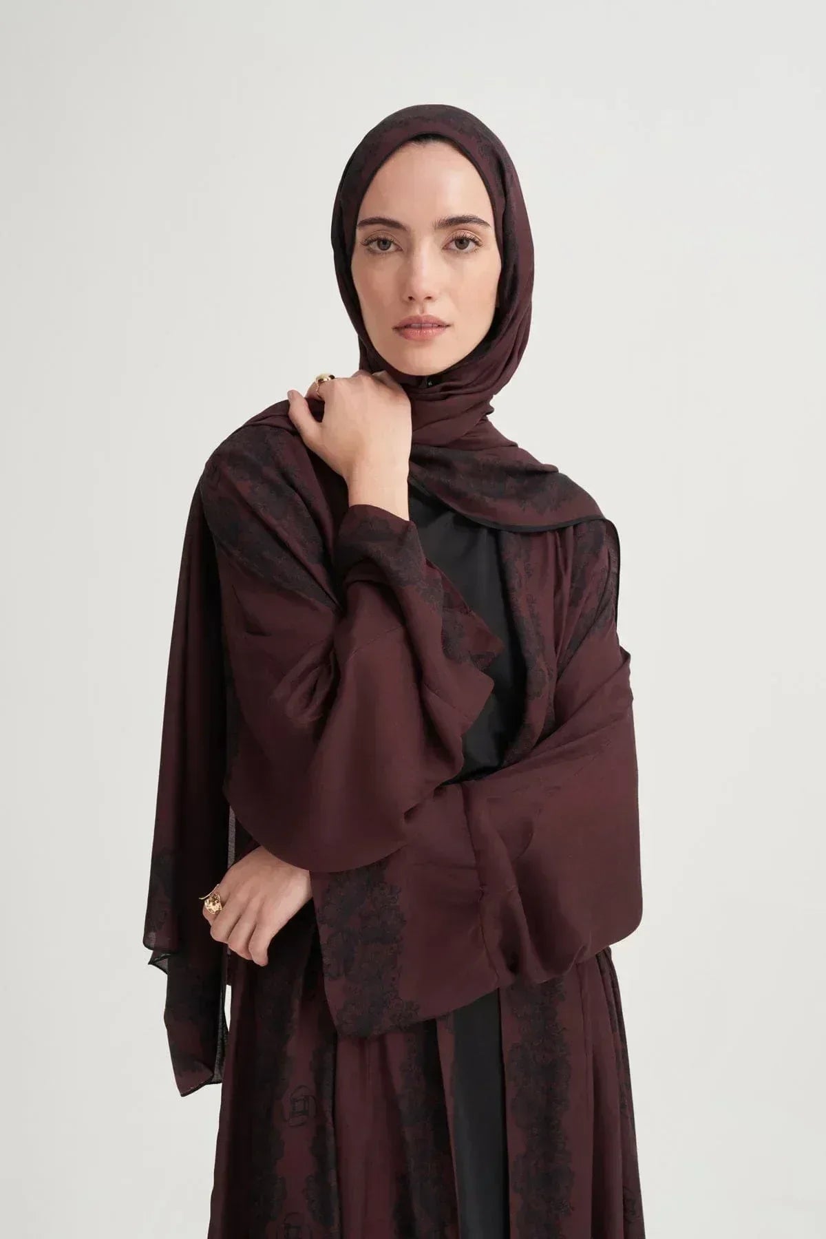 rosmina-monogram-viscose-scarf-cream-4493 - Carell Hijab