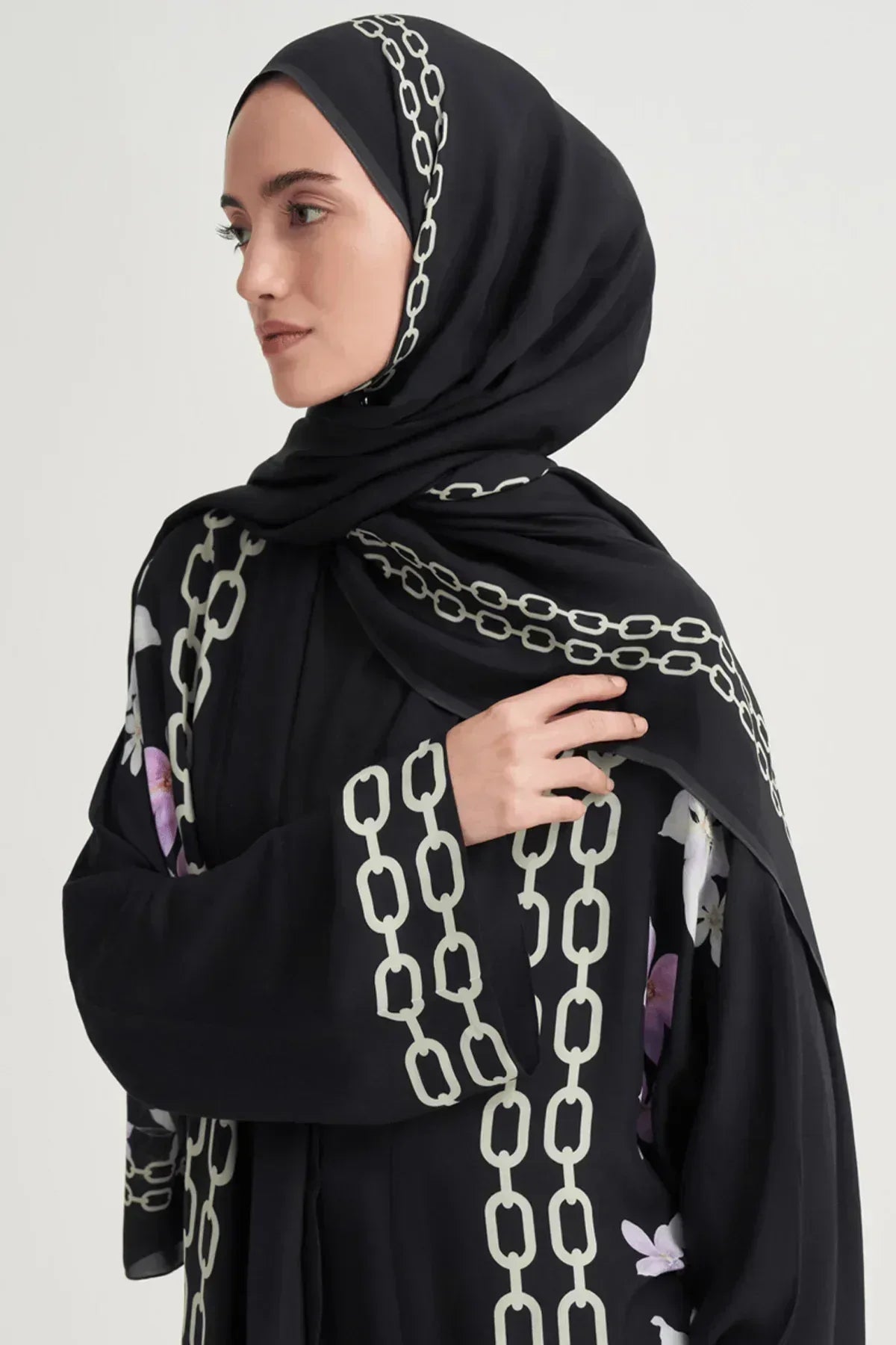 rosmina-monogram-viscose-scarf-cream-4498 - Carell Hijab