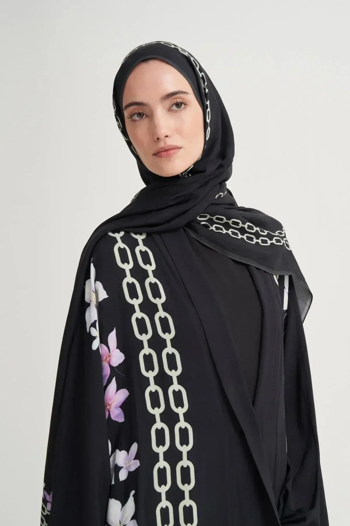 rosmina-monogram-viscose-scarf-cream-4500 - Carell Hijab