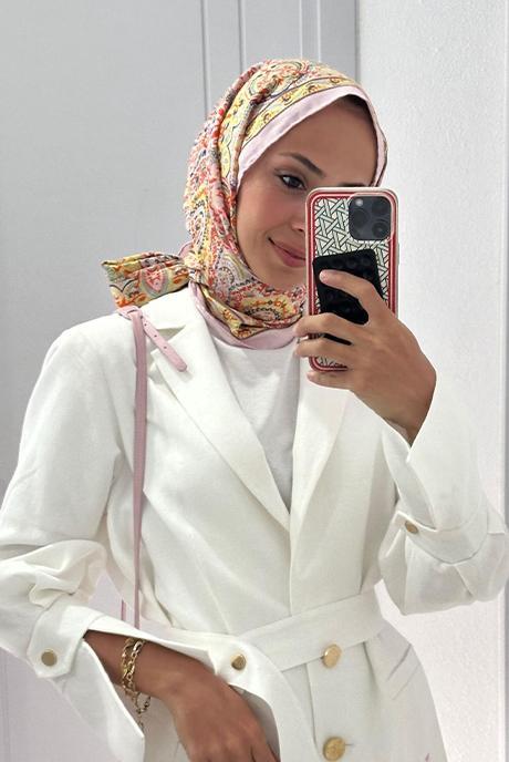 Saadet's Choice Sunset Comfy Silk Scarf