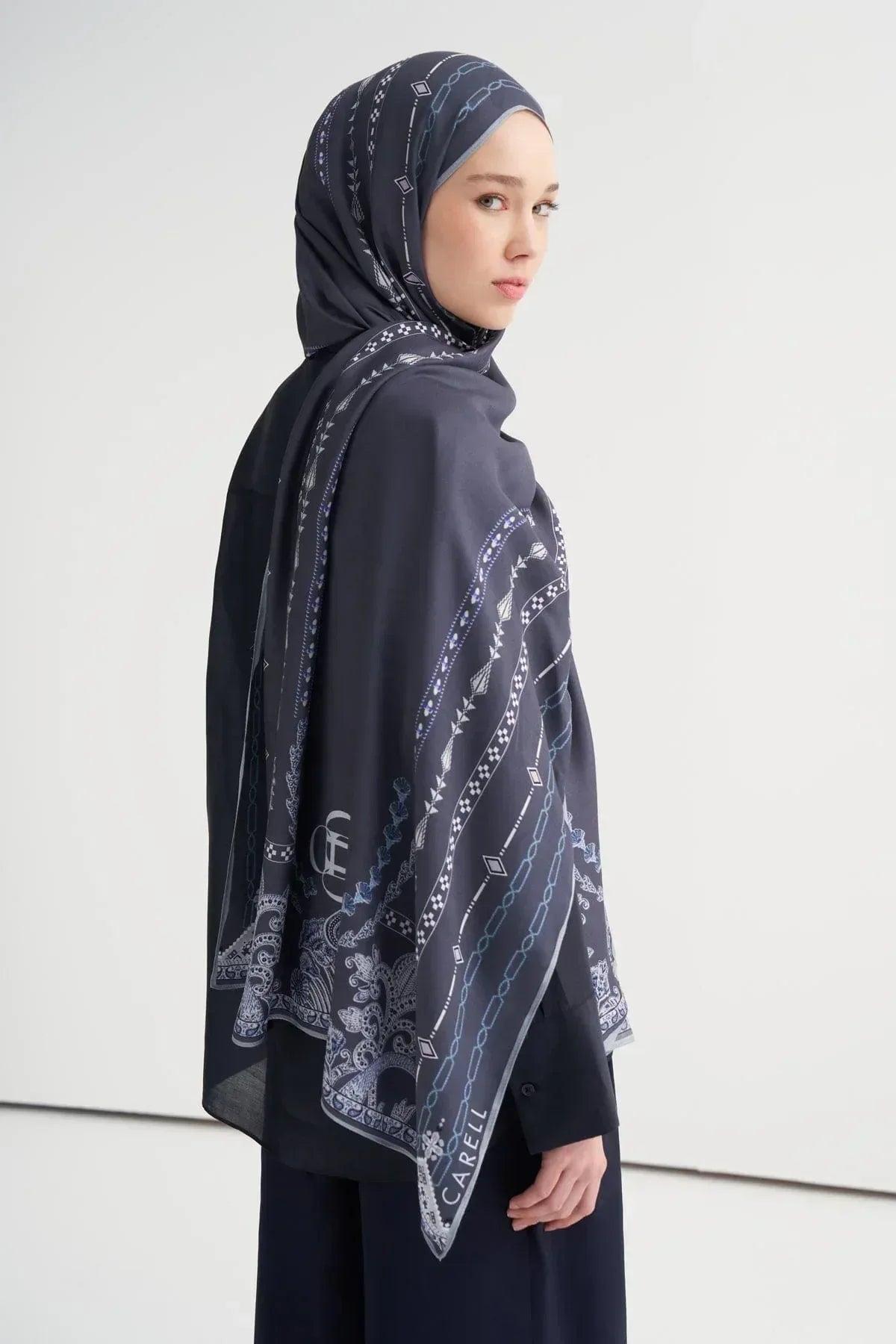 saphira-incira-viscose-scarf-blue-5070 - Carell Hijab
