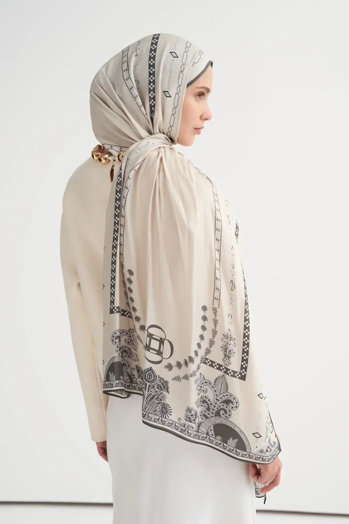 saphira-incira-viscose-scarf-ecru-5074 - Carell Hijab