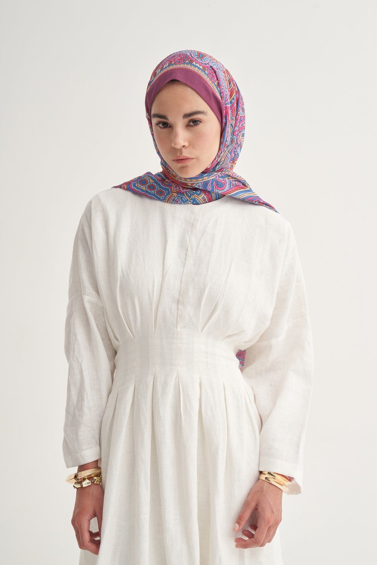 Sienna Nilla Cotton Scarf Pink