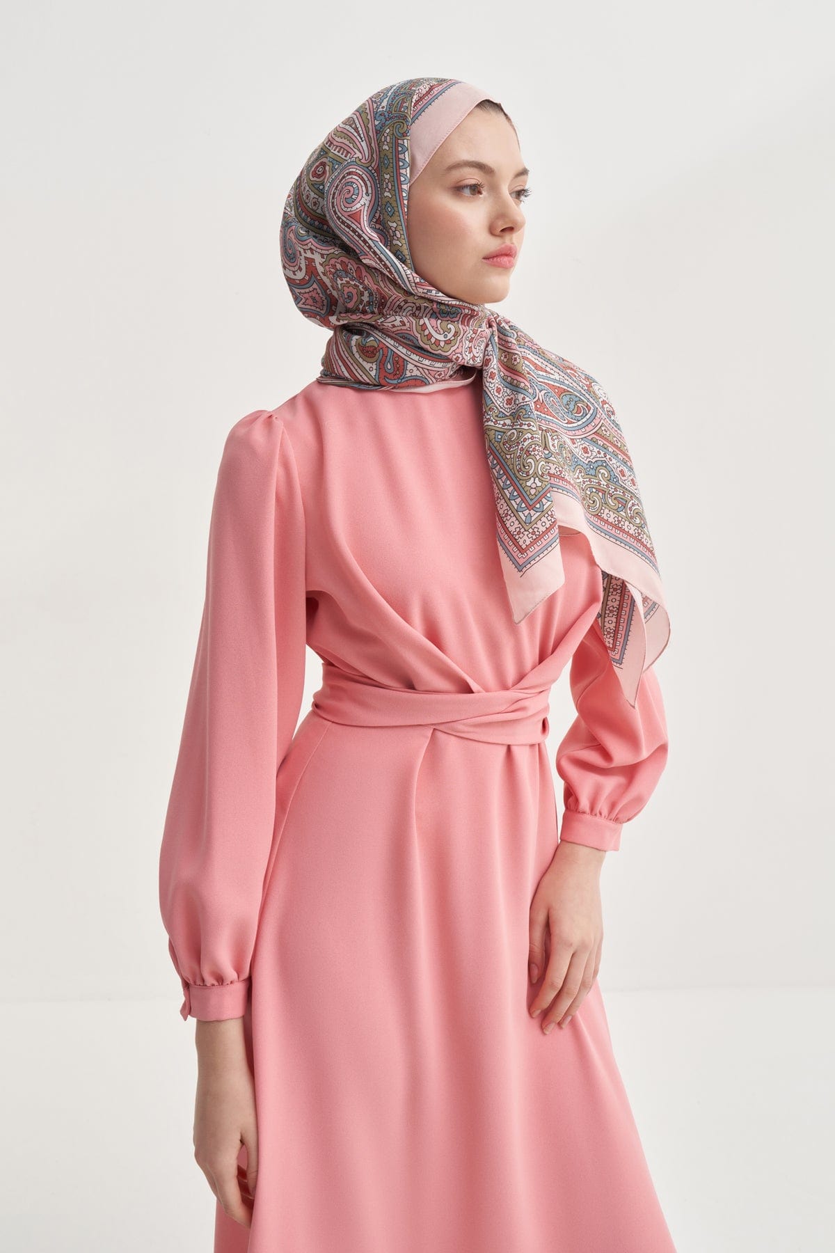 Sienna Nilla Cotton Scarf Powder Pink