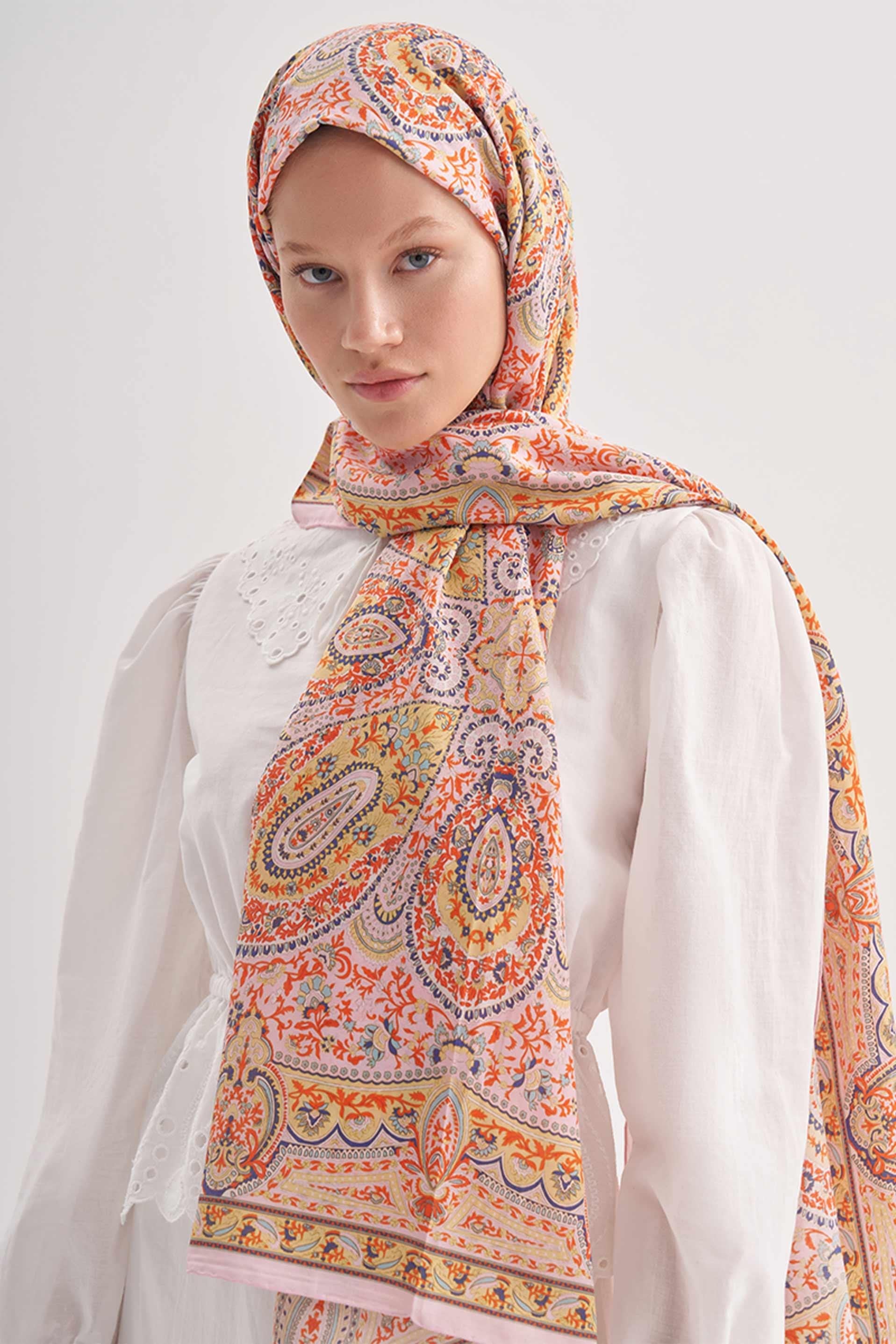 Sunset Comfy Silk Scarf