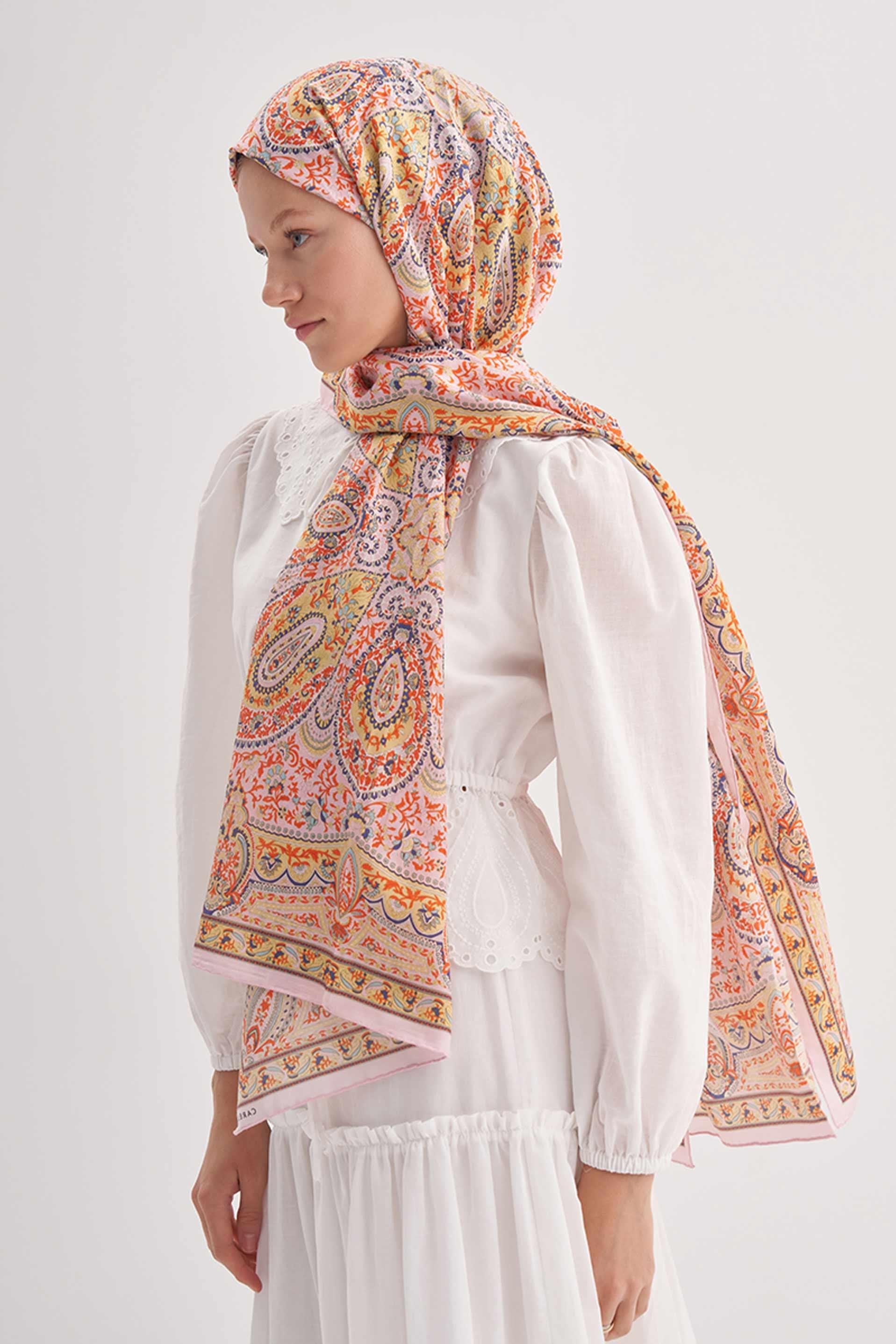 Sunset Comfy Silk Scarf