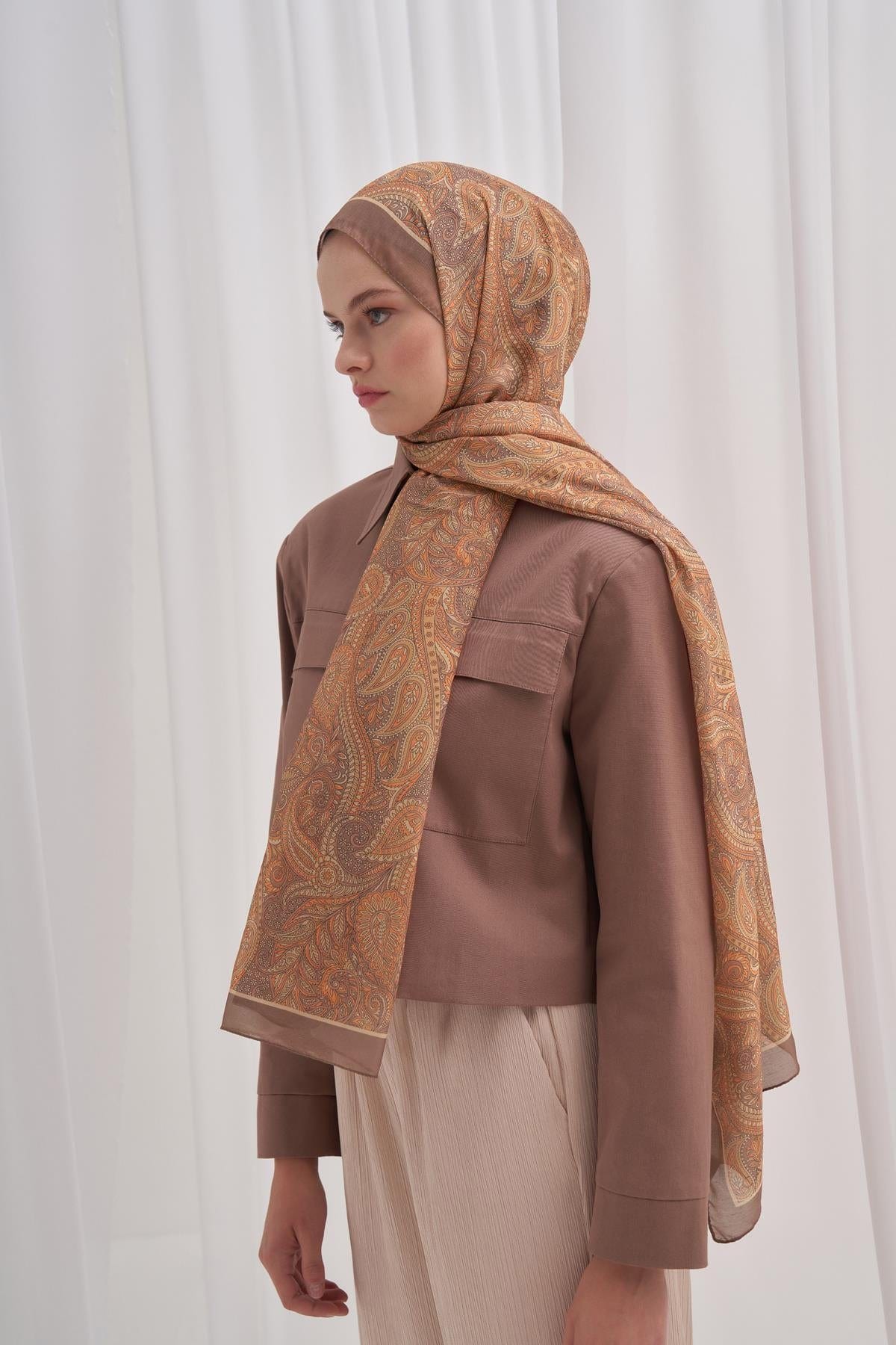 Vega Nilla Cotton Scarf Mink