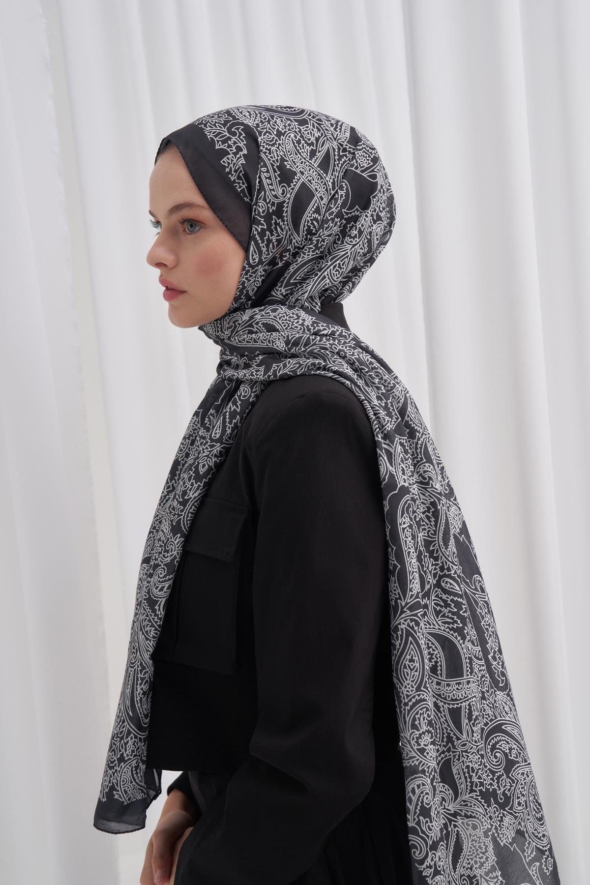 Vei Nilla Cotton Scarf Black