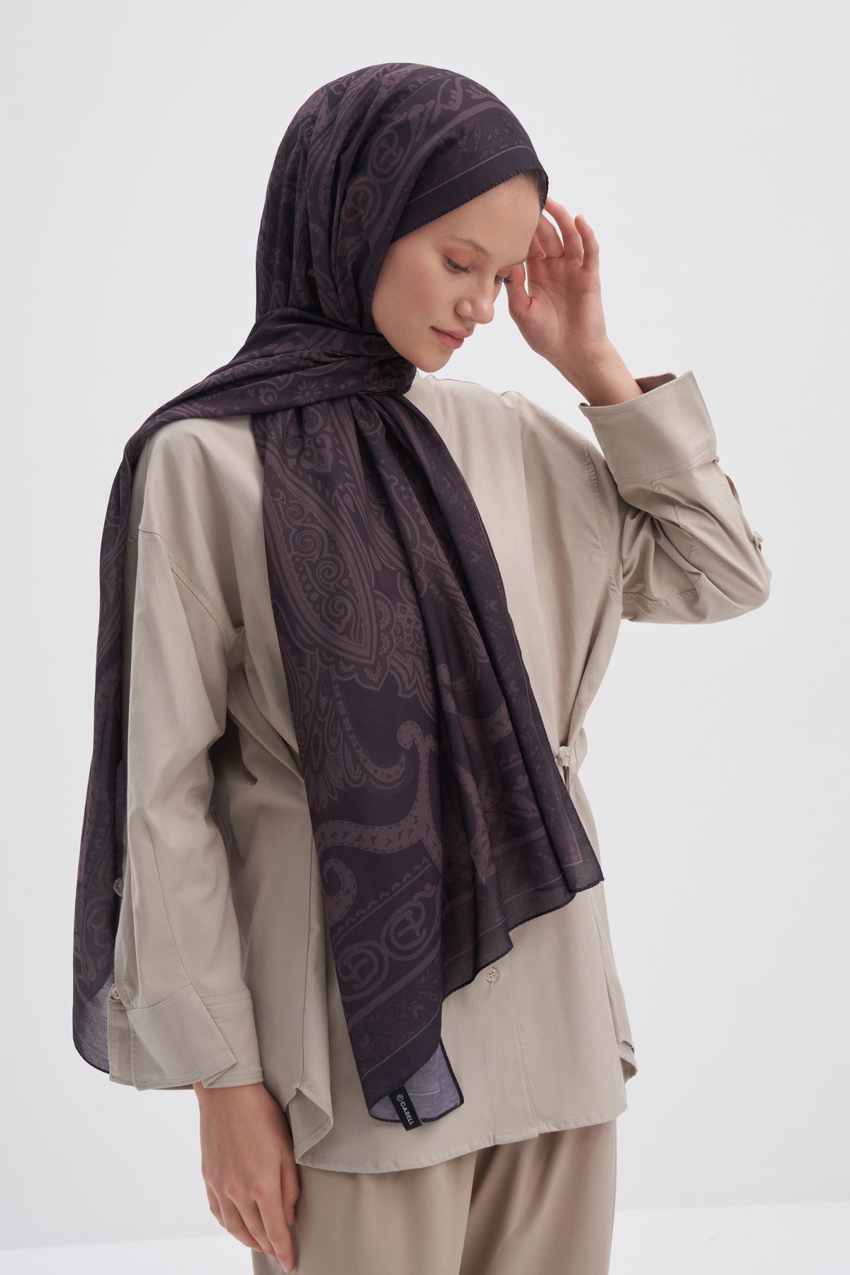 Vintage Nilla Cotton Scarf Dark